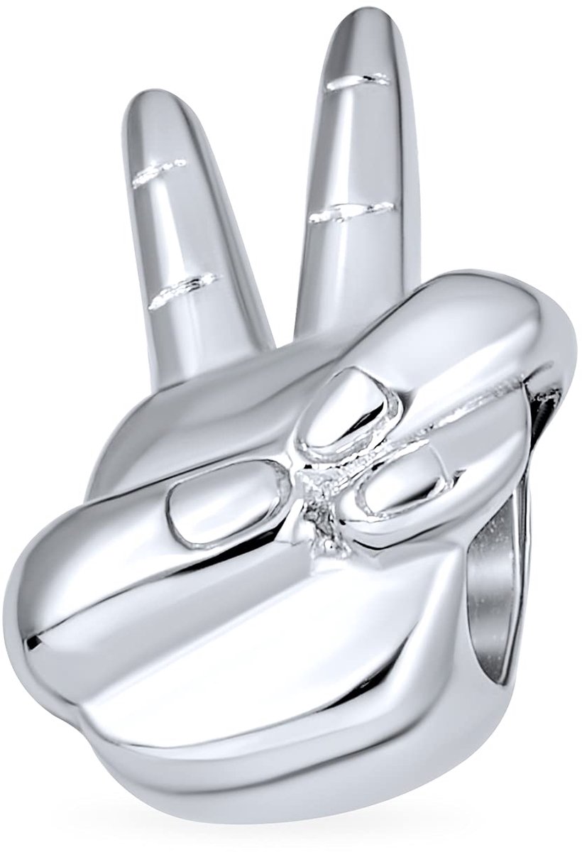 Bedel voor dames voor jeugdig sterling zilver past Europese armband