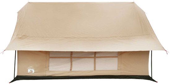 vidaXL - Huisje - Tent - Crèmekleurig - 340 - x - 246 - x - 210 - cm - Polykatoen van Vidaxl — afbeelding 4