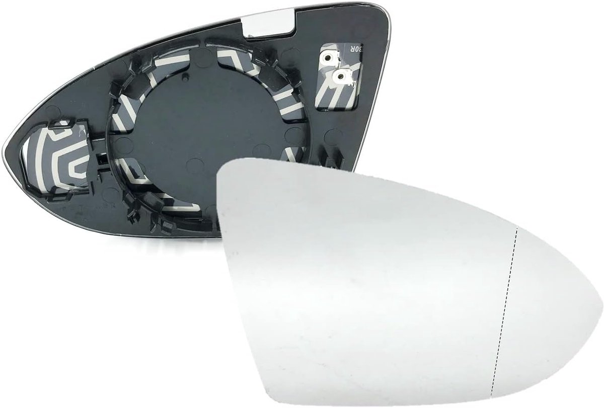 Spiegelglas Ersatzspiegel Rechts Beifahrerseite 5G0857522A kompatibel mit VW Golf 7 und Variant