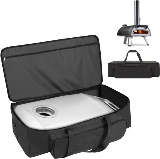 draagtas compatibel met Ooni Karu 12 & Karu 2, draagtas voor pizzaoven, accessoires, outdoor transporttas met schoorsteenzakken, waterafstotend, robuust, alleen tas