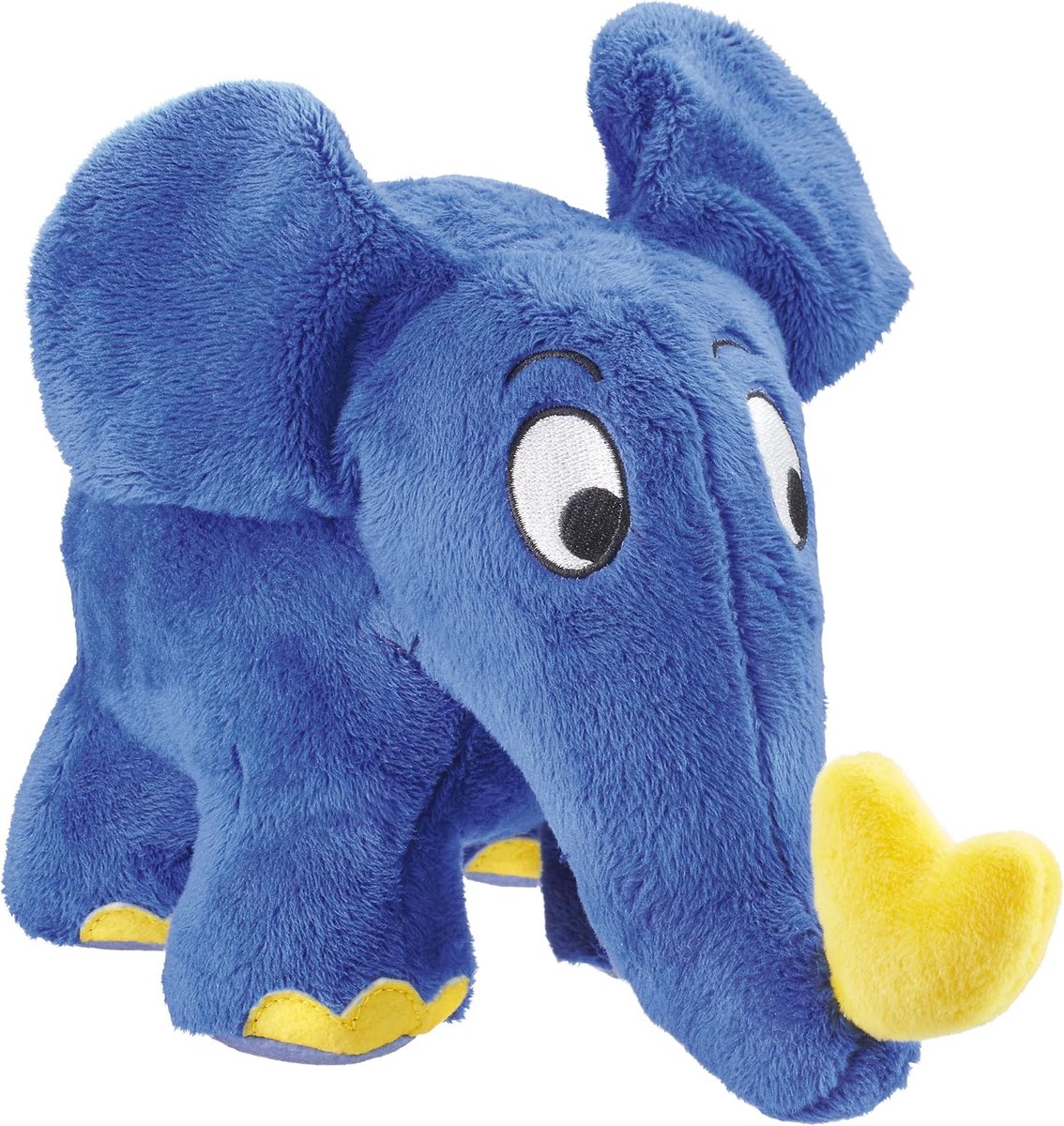Spiele 42286 De muis, olifant, 50e verjaardag, 17 cm pluche figuur, meerkleurig