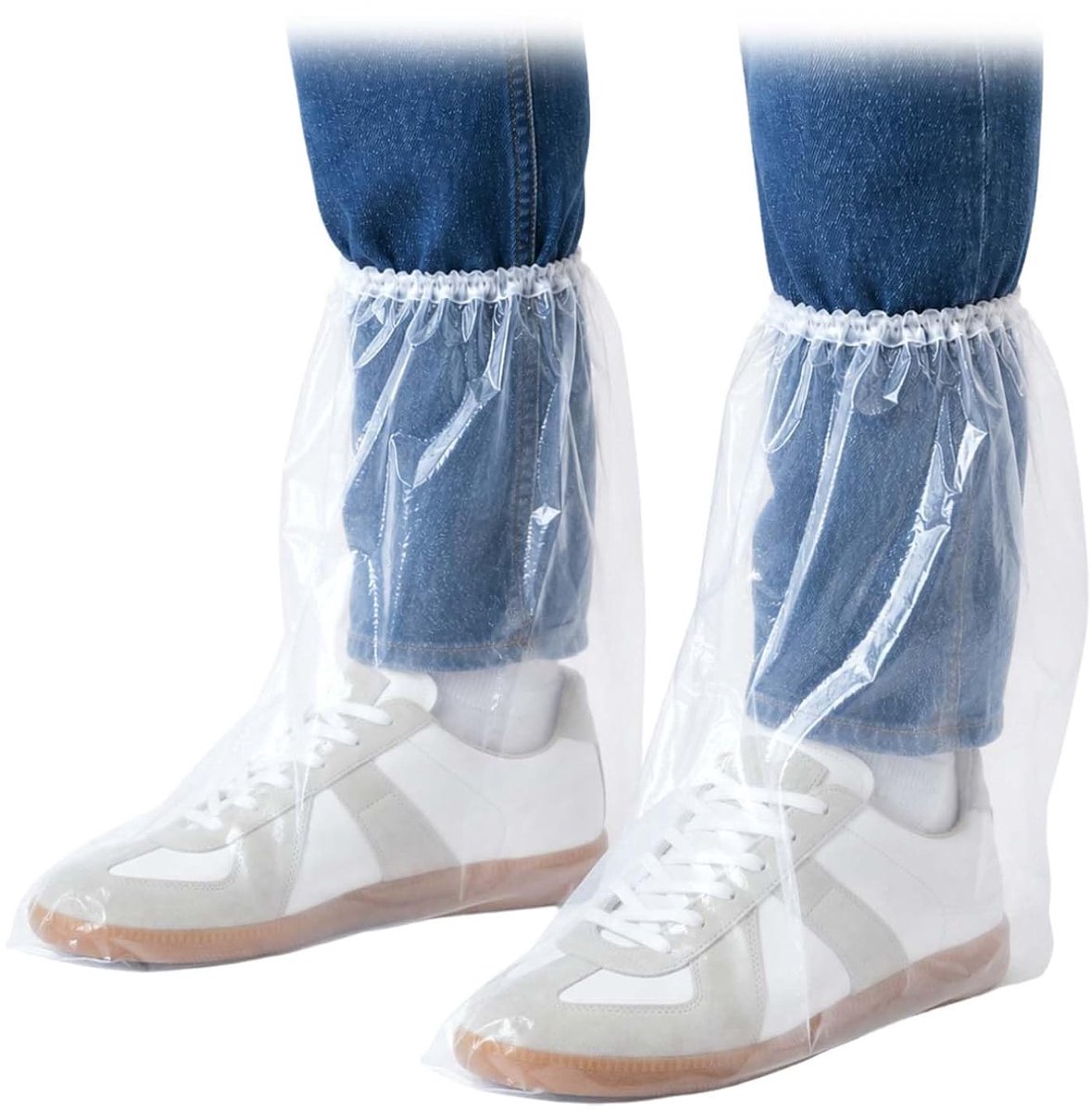 25 paar transparante overschoenen, antislip, 30 x 38 cm, overschoenen voor mannen en vrouwen, antislip, overschoenen, geschikt voor kamperen in de open lucht