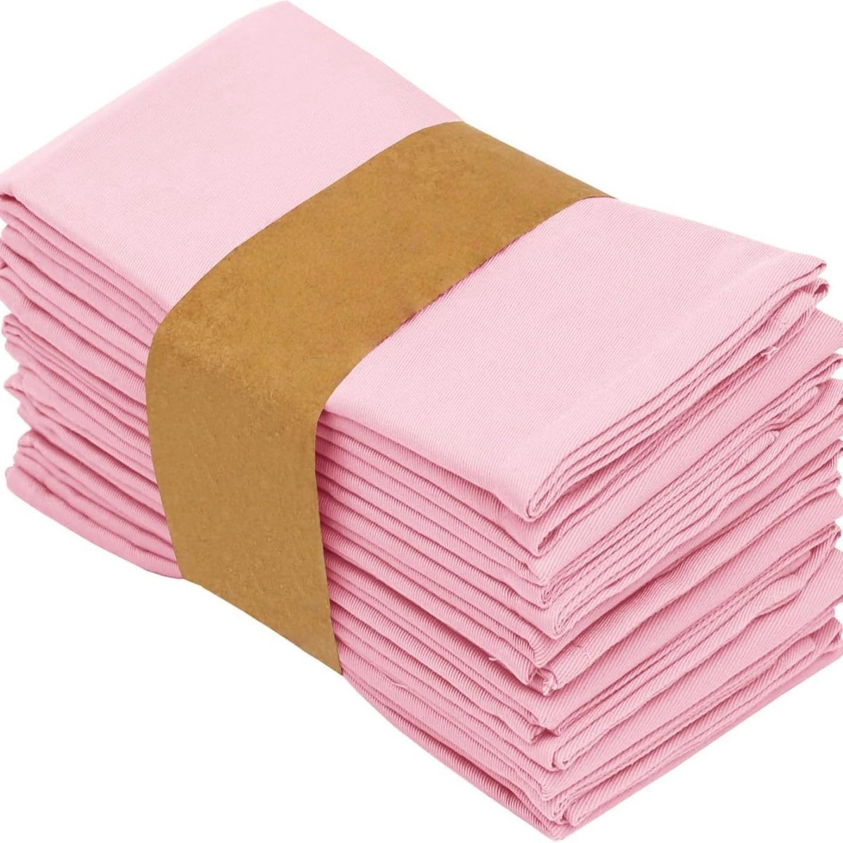 Stoffen Servet Verpakking Van 10 Dikke Katoenen Servetten 45 X 45 Cm Voor Restaurantdiners En Bruiloften Roze