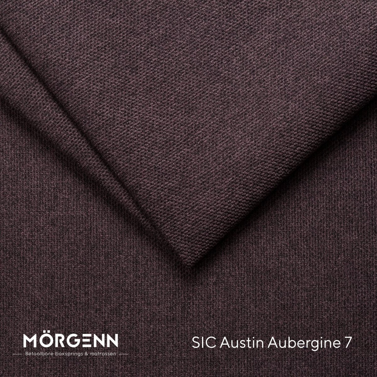 Mörgenn SIC Austin Stofstaal - Meubelstof voor Boxspring en Bed - Aubergine 7