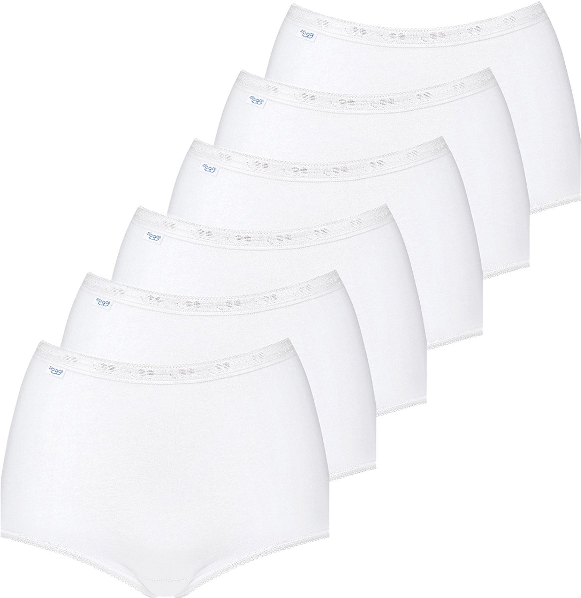 sloggi Dames maxi slip 6 Pack Basic +