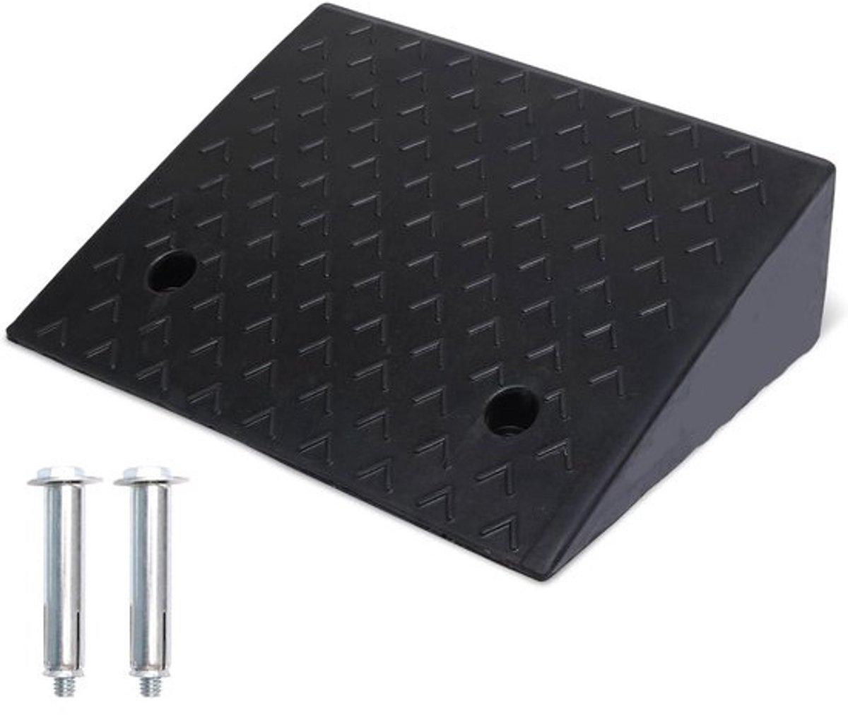 Stevige Drempelhulp Oprit Rubber Antislip Draagkrachtig 15 cm Hoogte