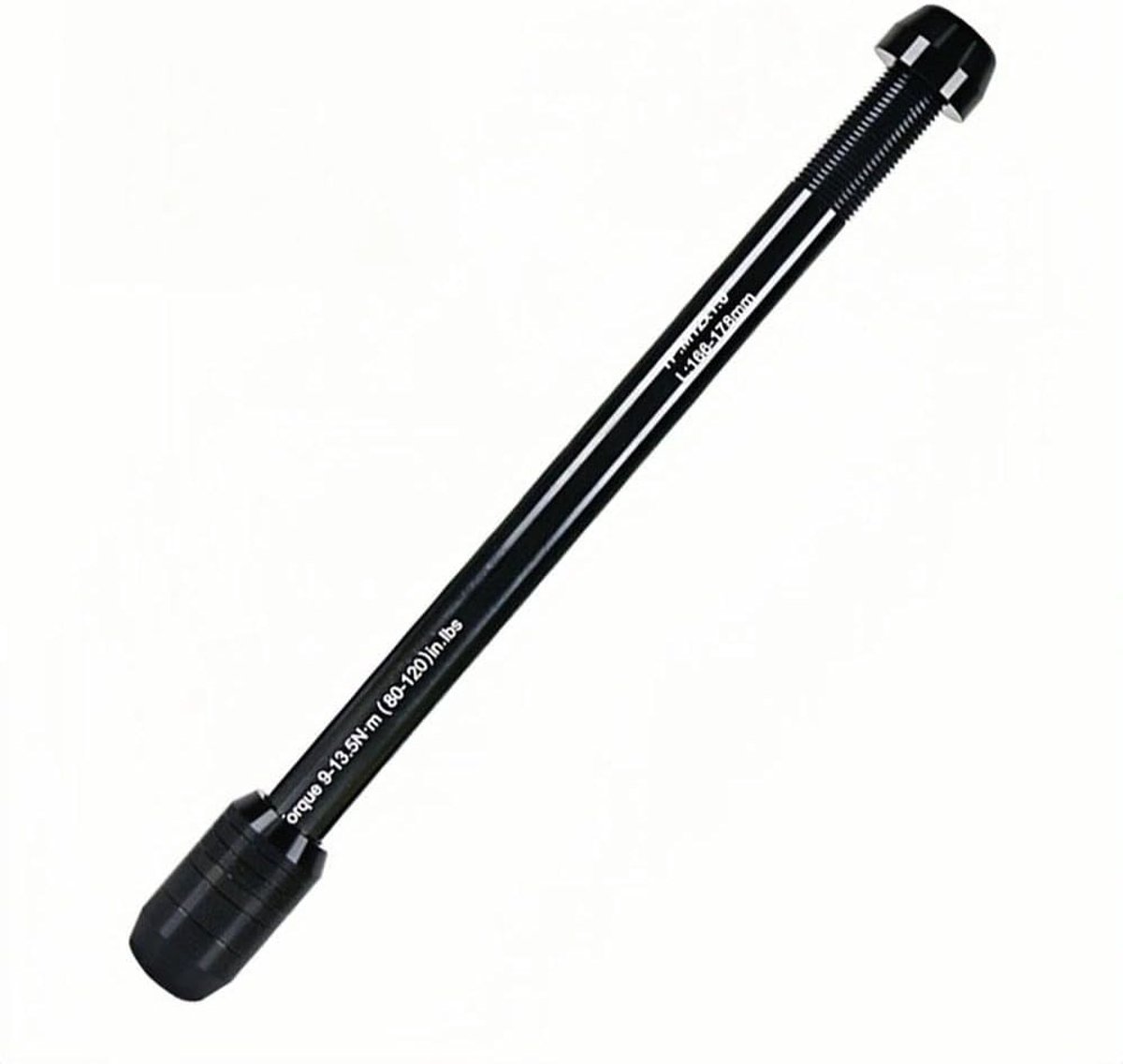 Steekas voor fietsaanhanger 12 mm, verstelbare M12 x 1,0/1,5/1,75, achterwiel fietas adapter voor racefiets en trekkingfiets, 166-178 mm