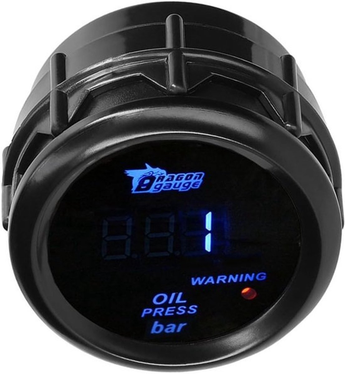 Oliedrukmeter Auto - Manometer Sensor - Motor Diagnose - Blauw Digitaal Display - 52 mm 0-7 Bar - Blauw