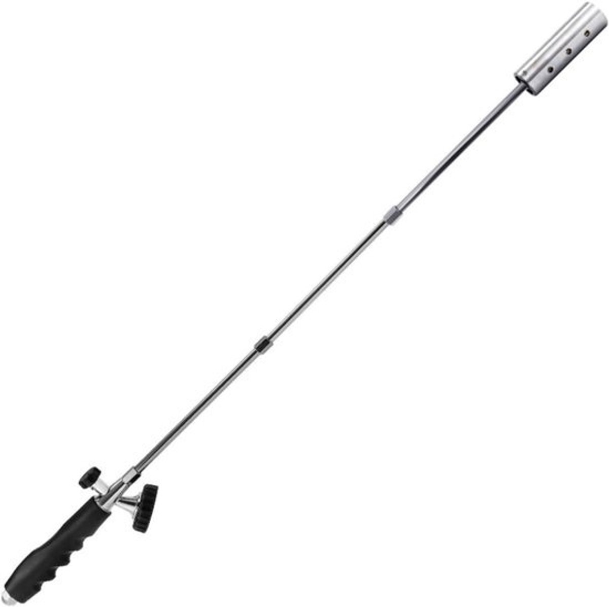Onkruidbrander - Brandertool Tuin - Onkruid Verwijderen - Afneembare Lange Arm - 45 x 16 x 3 cm - Zwart Zilver