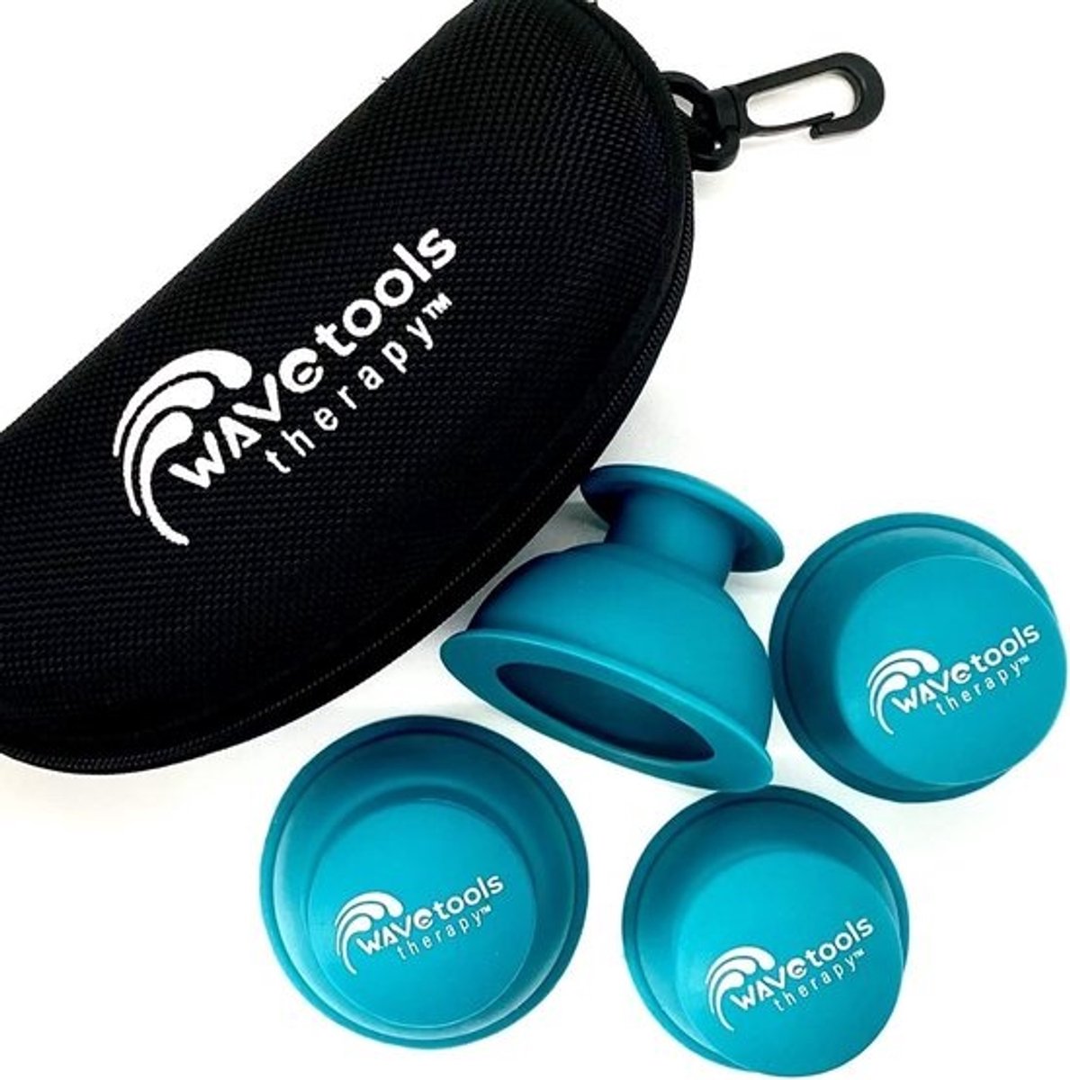 Sport Cupping Set van 4 Push Cups met Twee Zuigsterktes