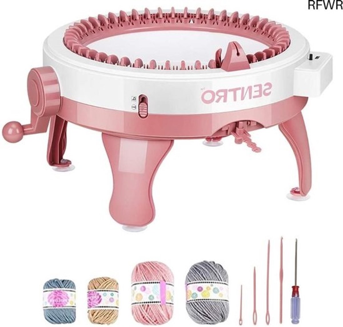 RFWR® Breimachine met 48 naalden - Automatische weefmachine voor kinderen en volwassenen - Ideaal voor mutsen, sjaals, sokken en creatief breien