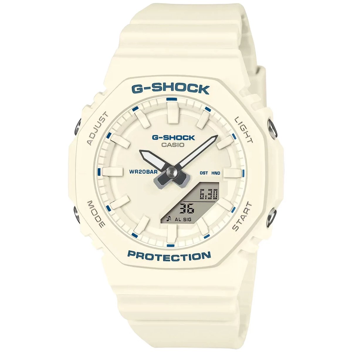 Casio G-Shock GMA-P2100BA-7AER Horloge - Kunststof - Crème - Ø 40 mm