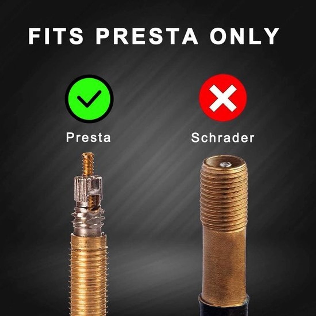 Fietsventieldoppen 2-in-1 voor Presta-ventielen - Lichtgewicht Aluminium, Tubeless, met Ventielkern Verwijderfunctie - 4 Stuks