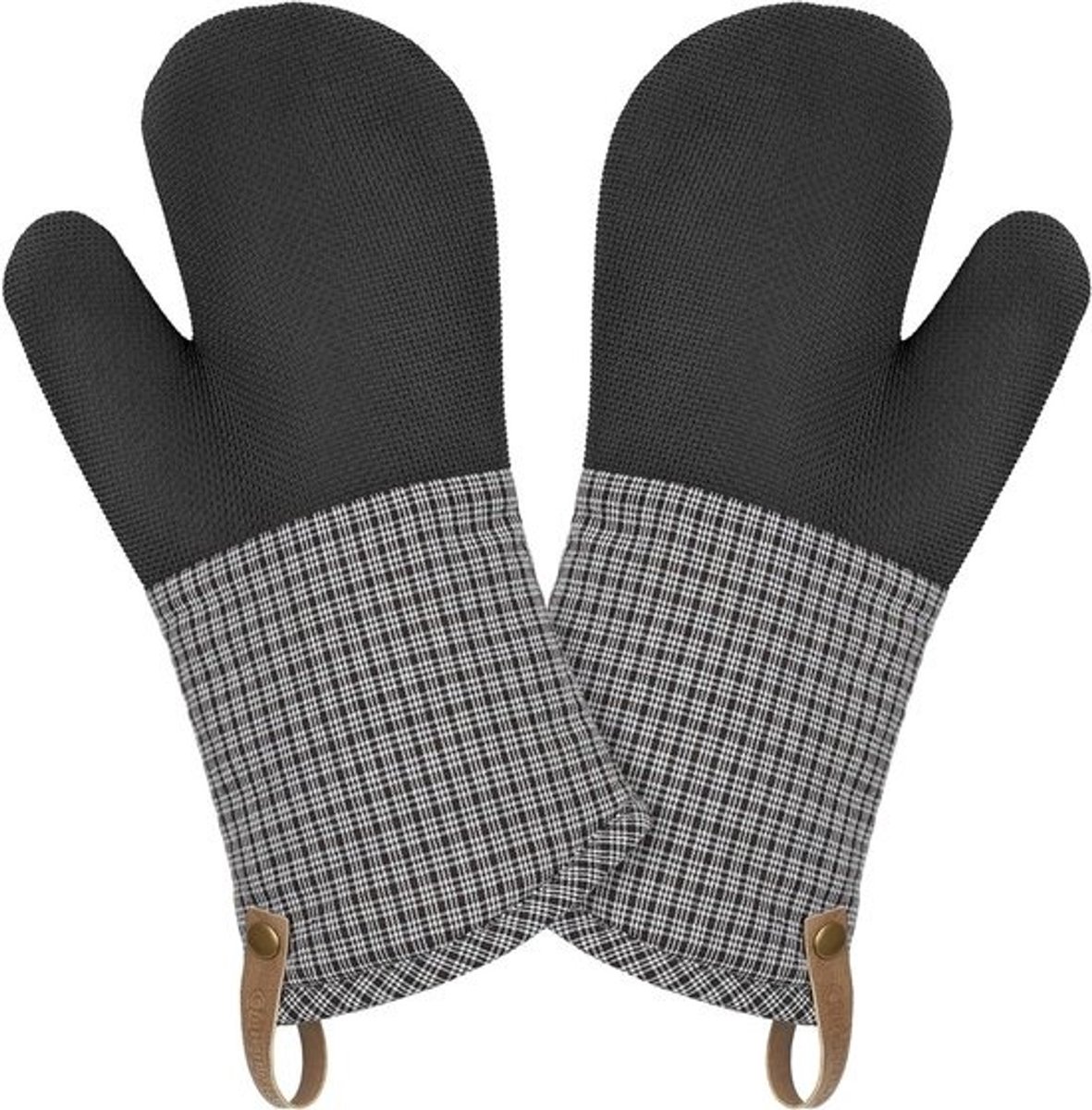 Keukenwanten - Ovenwanten Bakwanten - Veilig Koken - Hittebestendig Neopreen - 7 x 13 inch - Microplaid