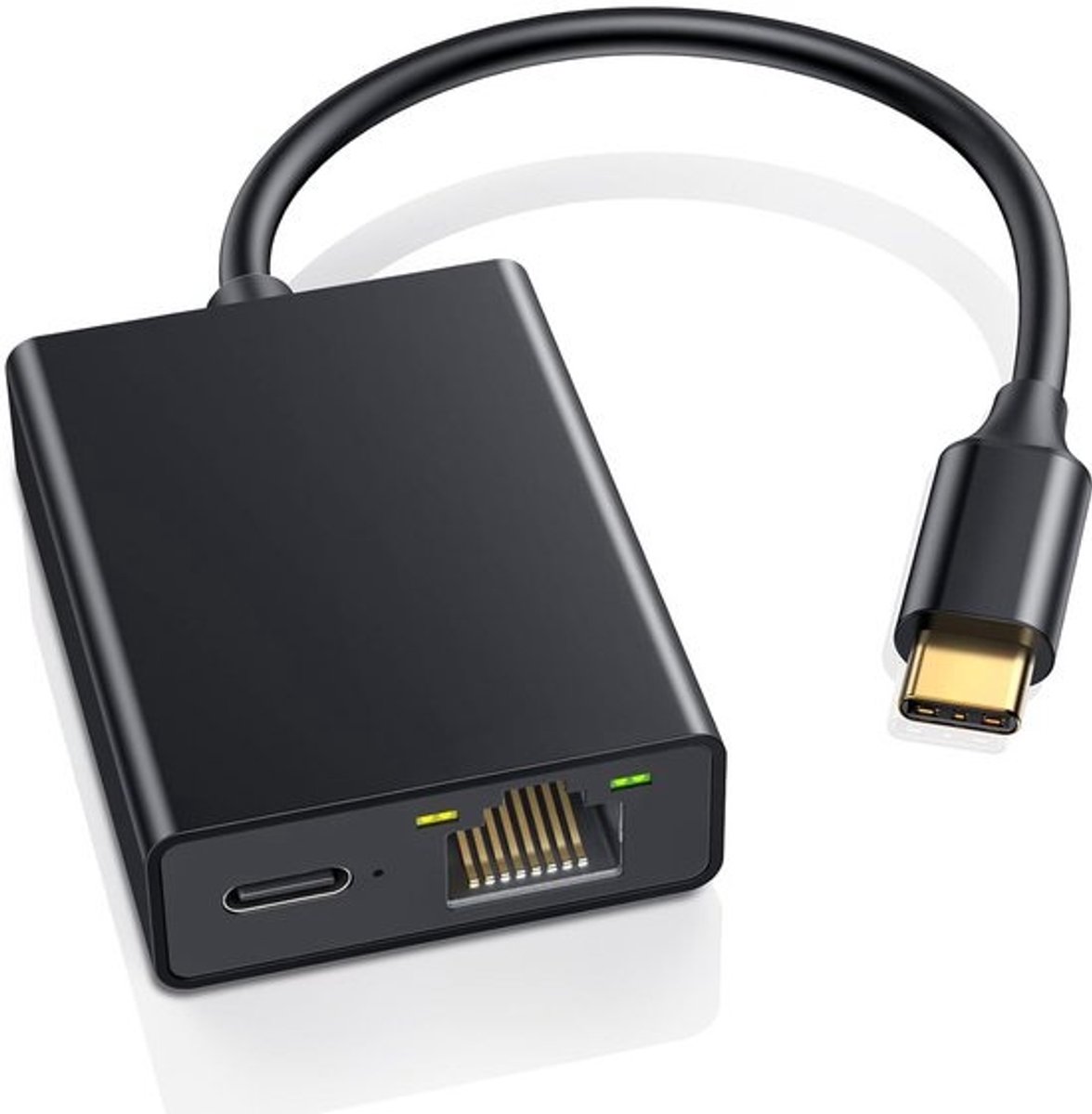 USB C naar Ethernet Adapter voor stabiel en snel netwerk - Geschikt voor Chromecast en Laptops