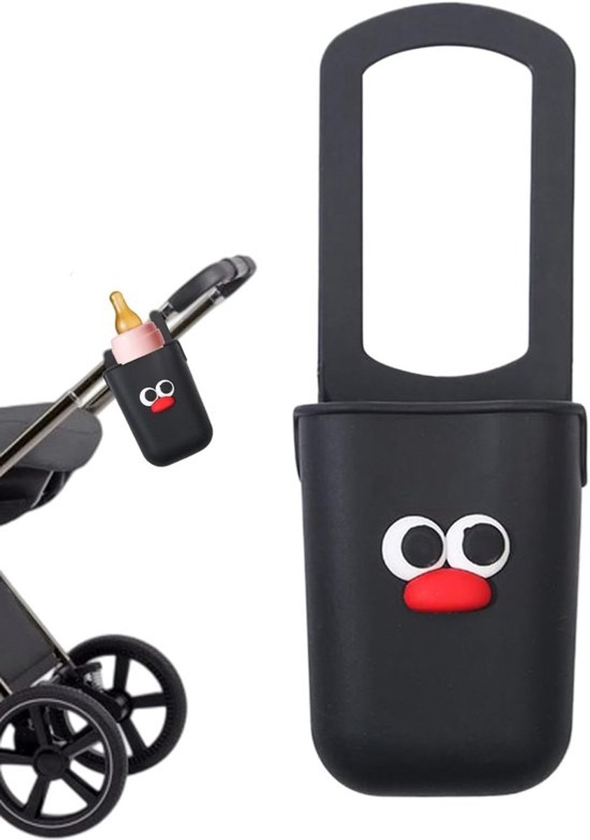 Kinderwagen Bekerhouder - Fiets Accessoire Houder - Onderweg Dranken Meenemen - Antislip en Sneldrogend