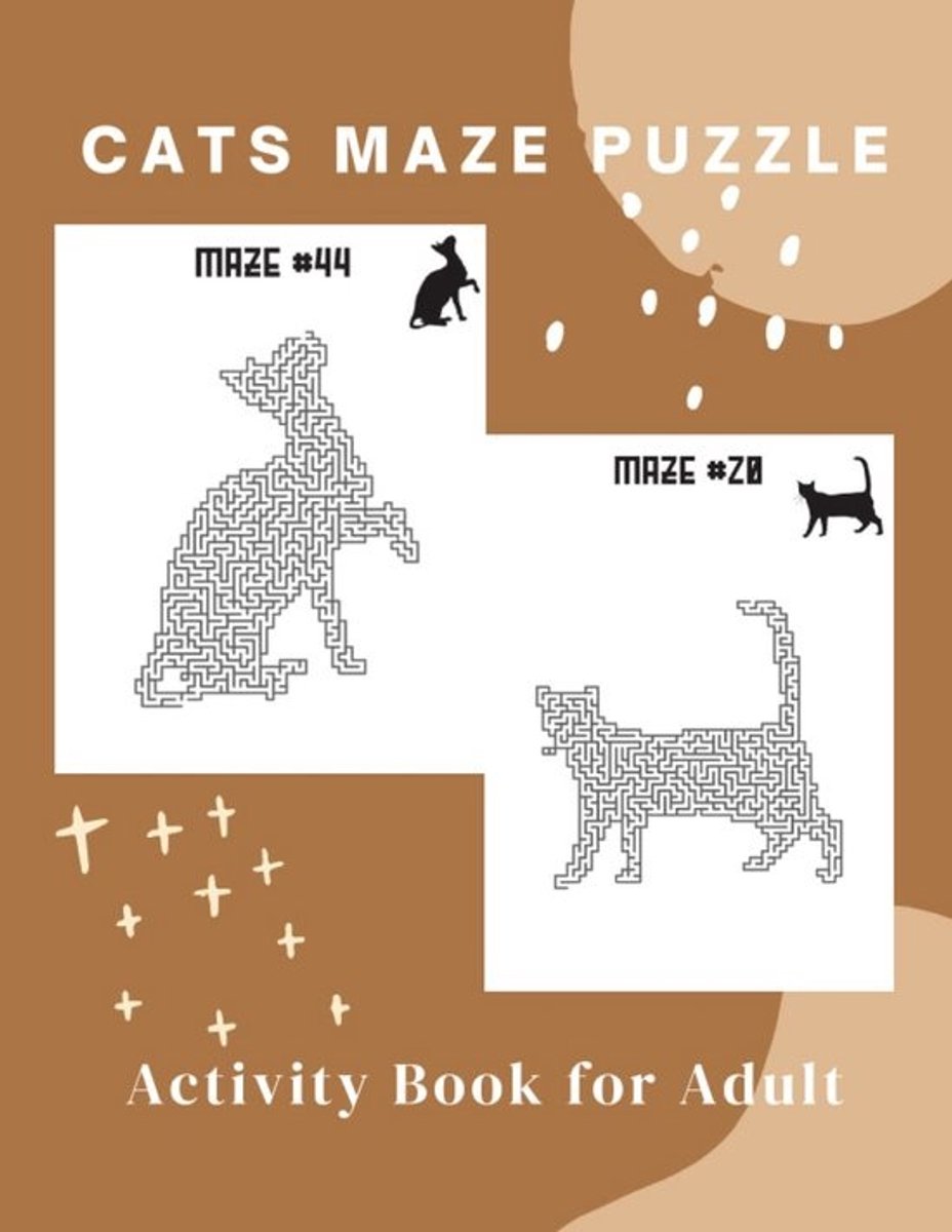 50 Katten Puzzel Spelletjes voor Volwassenen met Oplossingen