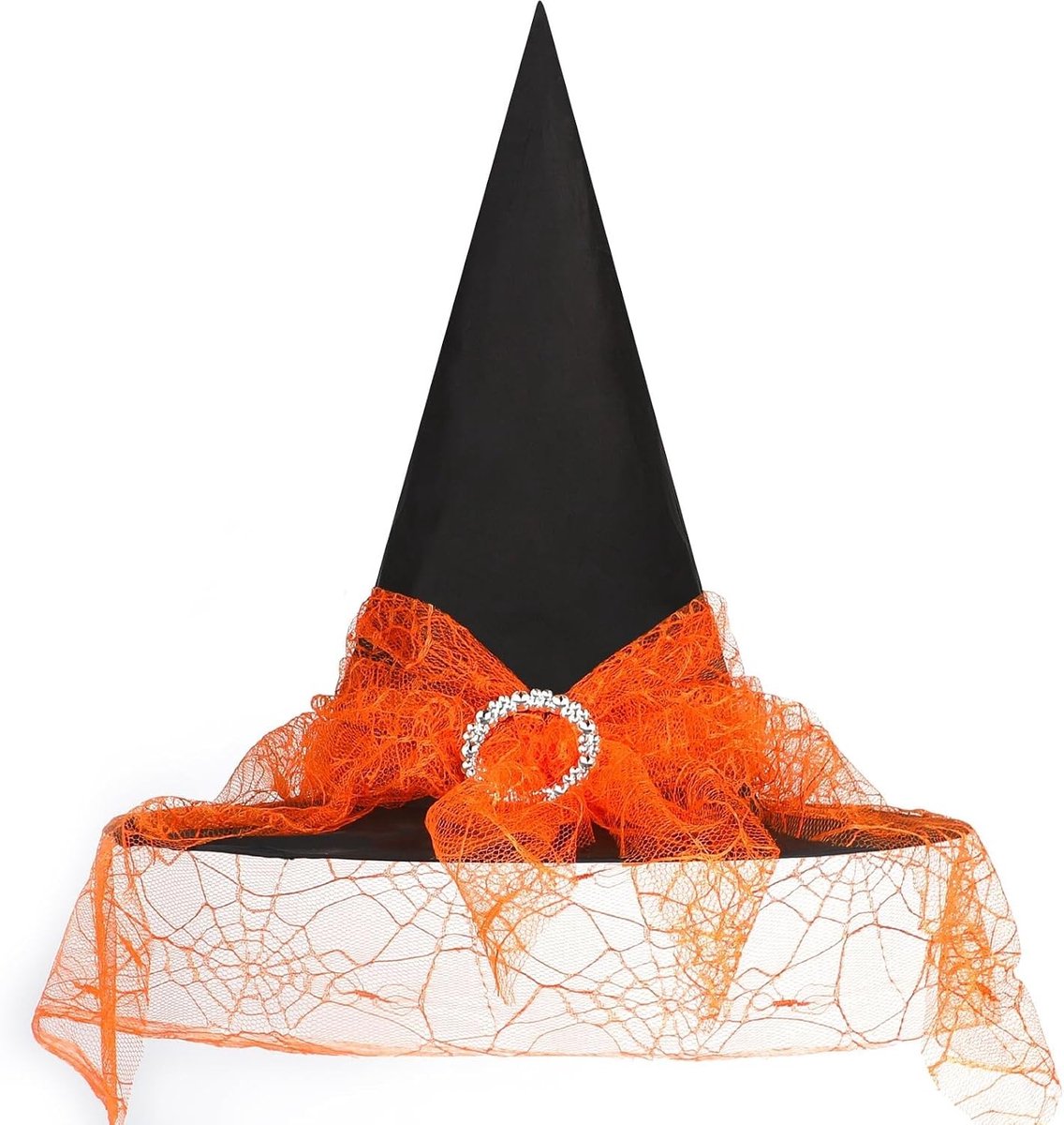 Heksenhoed voor Halloween - Perfecte Accessoire voor Kostuums, Feesten en Griezelen