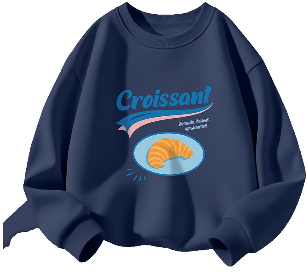 Currero Sweater Jongens Sweaters Sweatshirt Hoodie Warme Trui Pullover Jumper Crewneck Vest Donkerblauw 9-10 Jaar