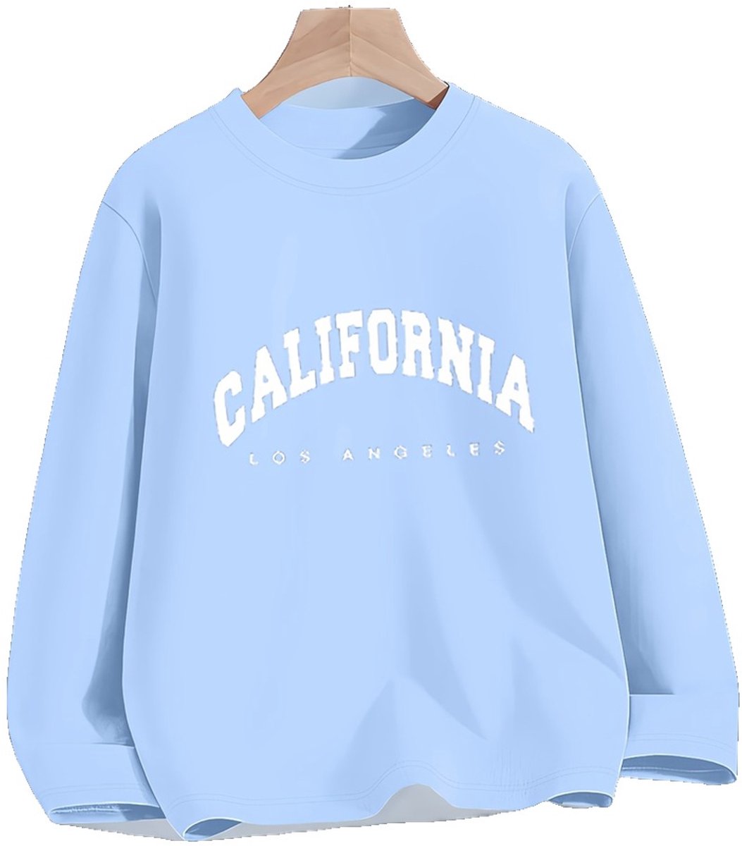 Currero Sweater Jongens Sweaters Sweatshirt Hoodie Warme Trui Pullover Jumper Crewneck Vest Lichtblauw 1-2 Jaar