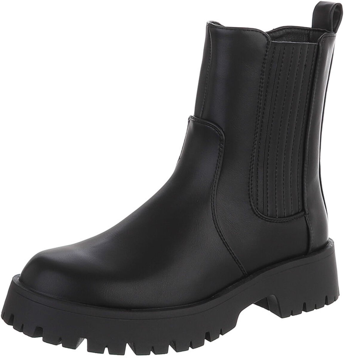 Enkellaars - profielzool en elastische inzet - dames Mt:36