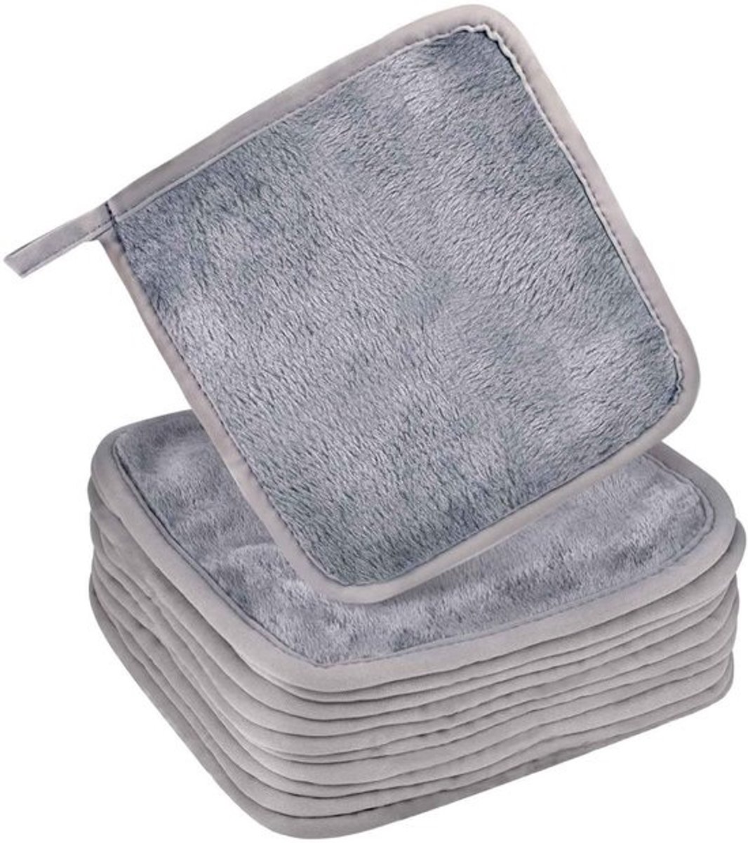 Dailygoods - Herbruikbare Make-up Remover Doeken - 12 Stuks Microfiber