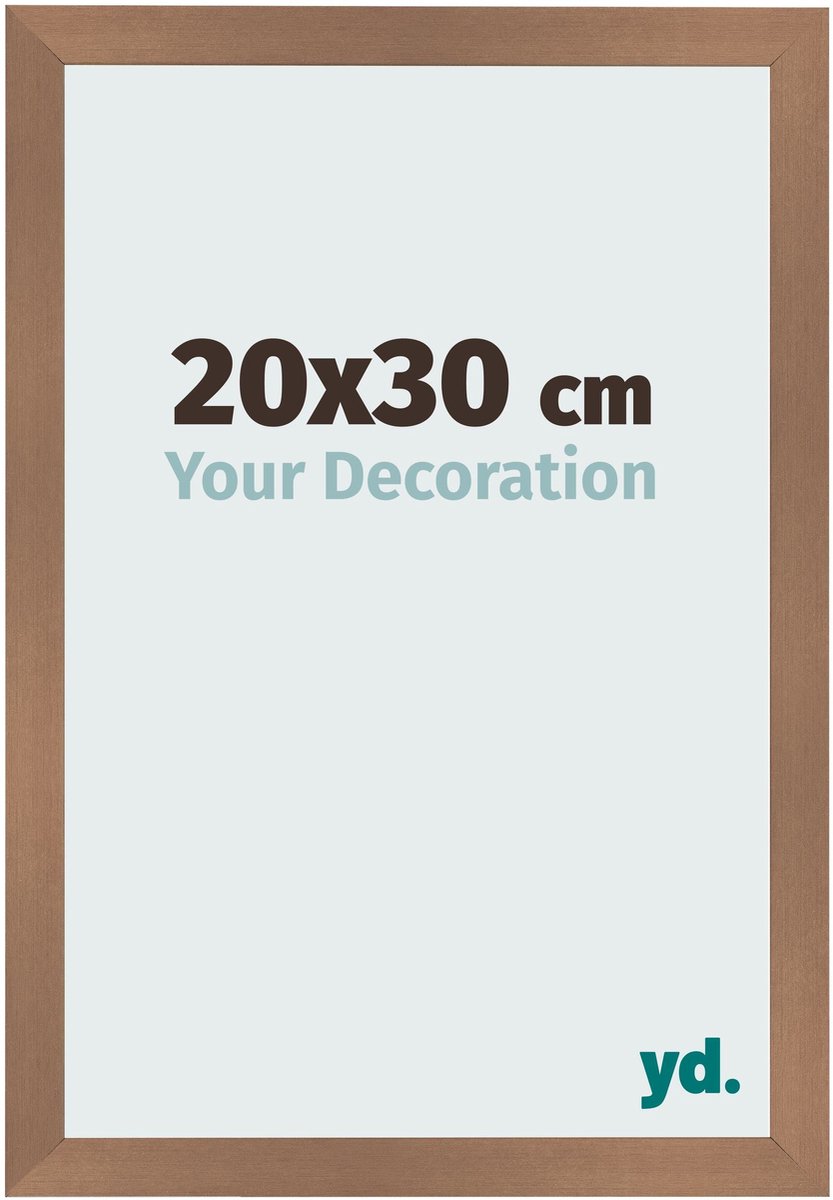 Your Decoration - Fotolijst 20x30 cm - MDF - Koper Decor - Bologna