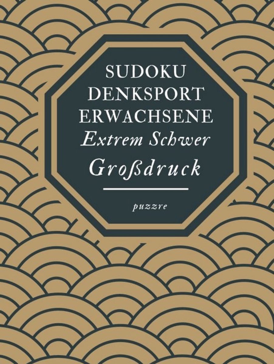 Extrem schwierige Sudoku-Rätsel für Erwachsene in großer Schrift