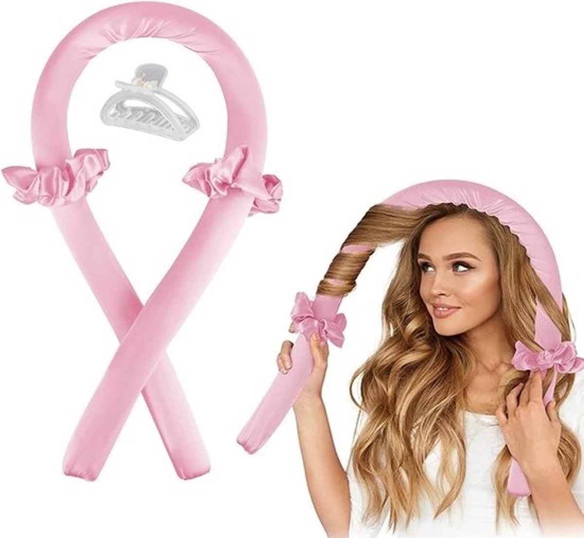 Heatless Curls Band voor Gezonde Krullen zonder Hitte
