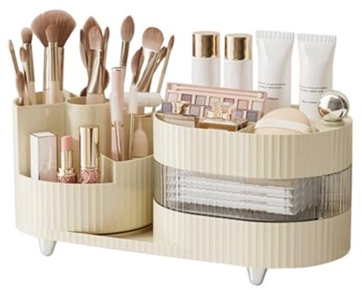 Make-up Organizer met 360° Rotatie en Grote Capaciteit