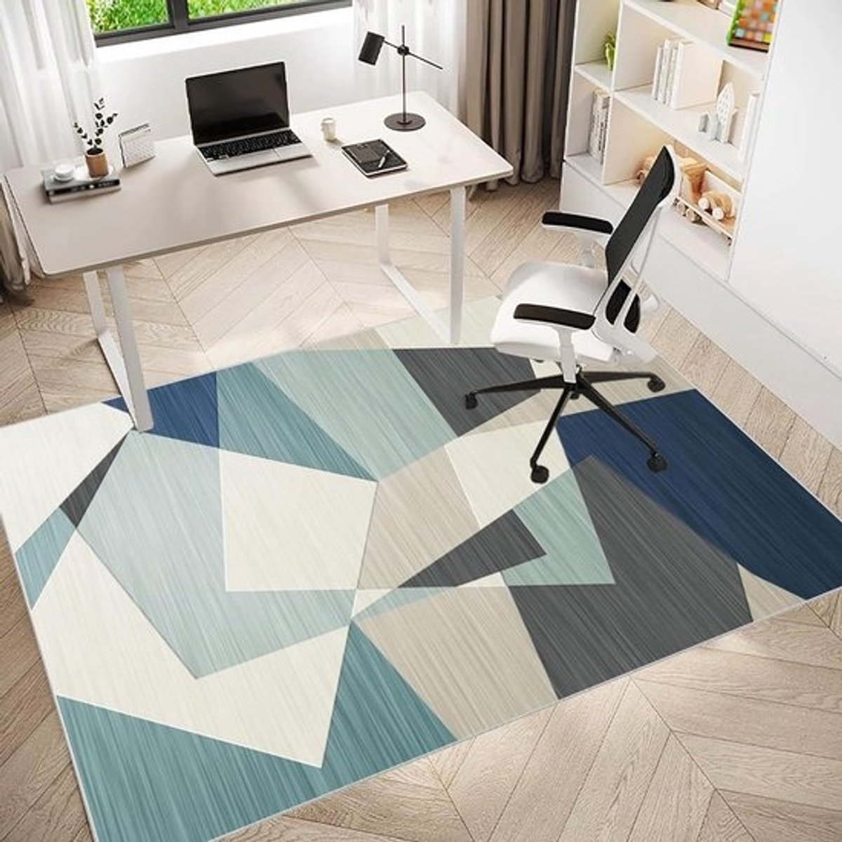 Bureaustoelmat - Vloerbeschermer Stoel - Vloer Beschermen - Antislip Achterkant - 140 x 160 cm - Kleur #244