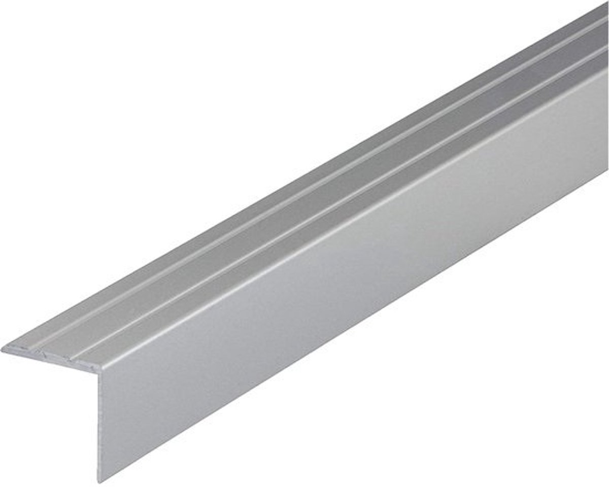 Aluminium Hoekprofiel 30 x 20 mm Zelfklevend - Perfect voor Trapranden en Drempels