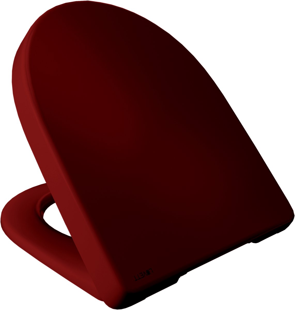 LUVETT D140 - Wc-bril - D-vorm - Dubbele soft-close - Afneembaar - Antibacterieel