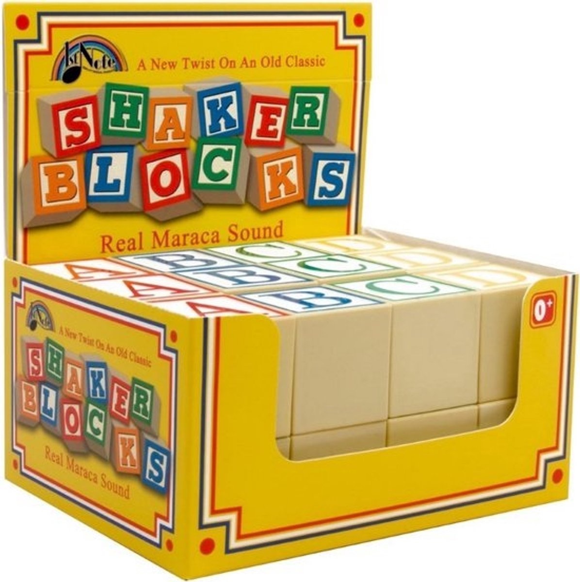 Trophy 24 Shaker Cubes A-Z - Muzikale Shakeblocs voor Kinderen en Volwassenen