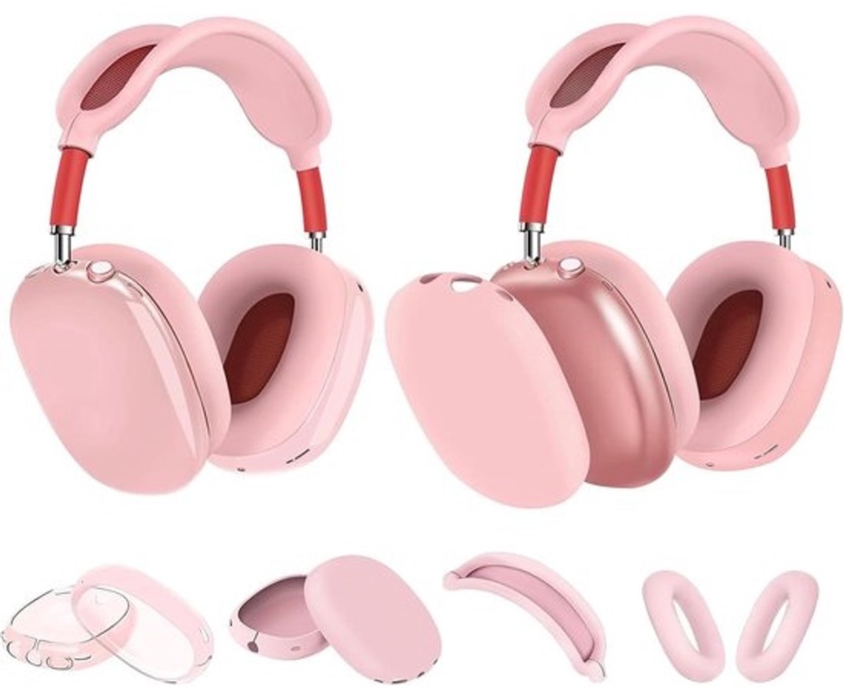 Beschermset voor Hoofdtelefoon - 4-in-1 Hoofdband-, Oorschelp- en Case Covers met Glitter