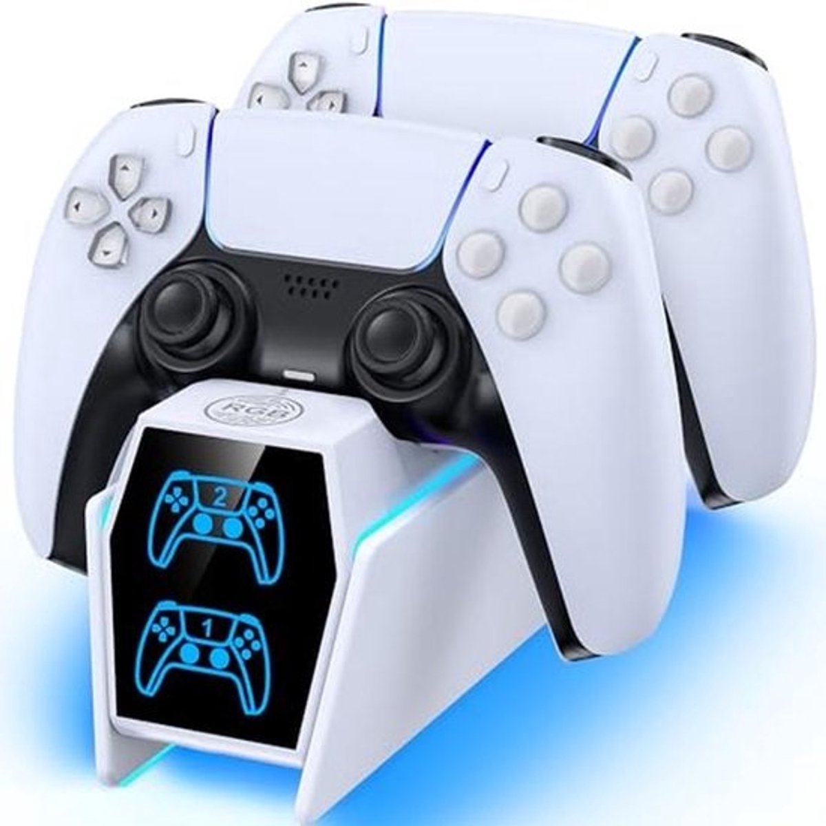 Oplaadstation voor PS5 Controllers - Snel Opladen met LED-Indicator - 2,5 Uur Oplaadtijd