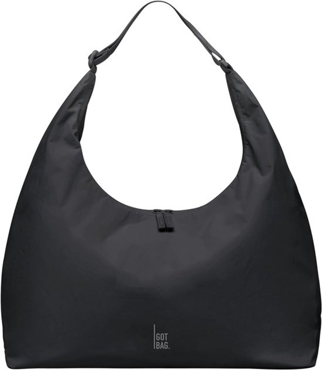 Grote schoudertas met laptopvak van 16 inch van gerecycled nylon
