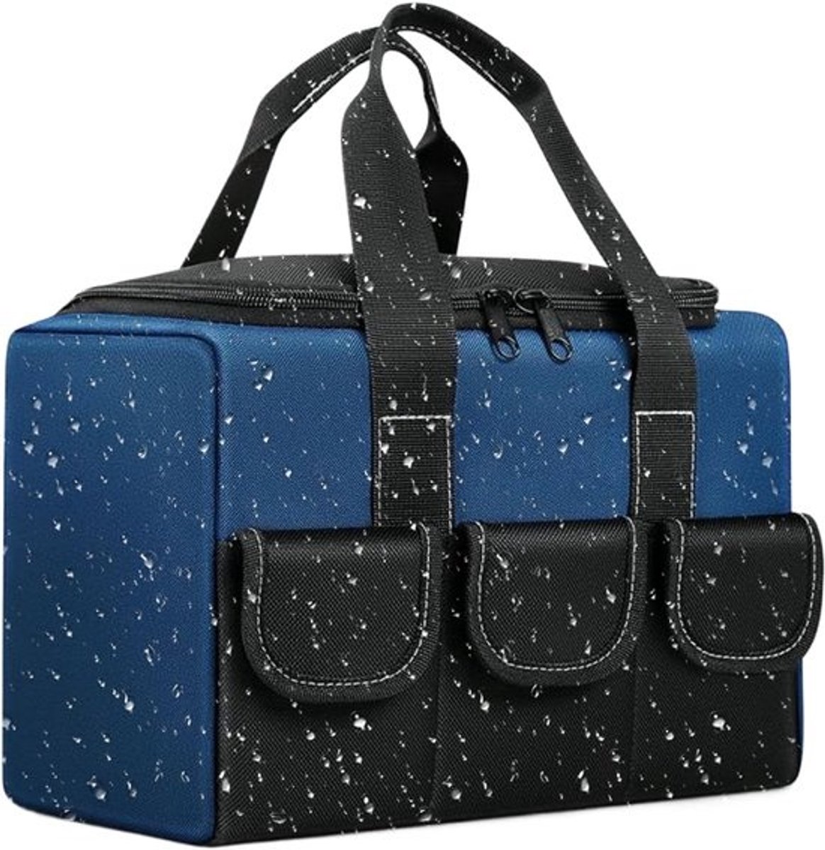 Waterdichte gereedschapstas - Organisatietas - Gereedschap opbergen - Dikke slijtvaste stof - 33 x 17 x 18 cm - Blauw
