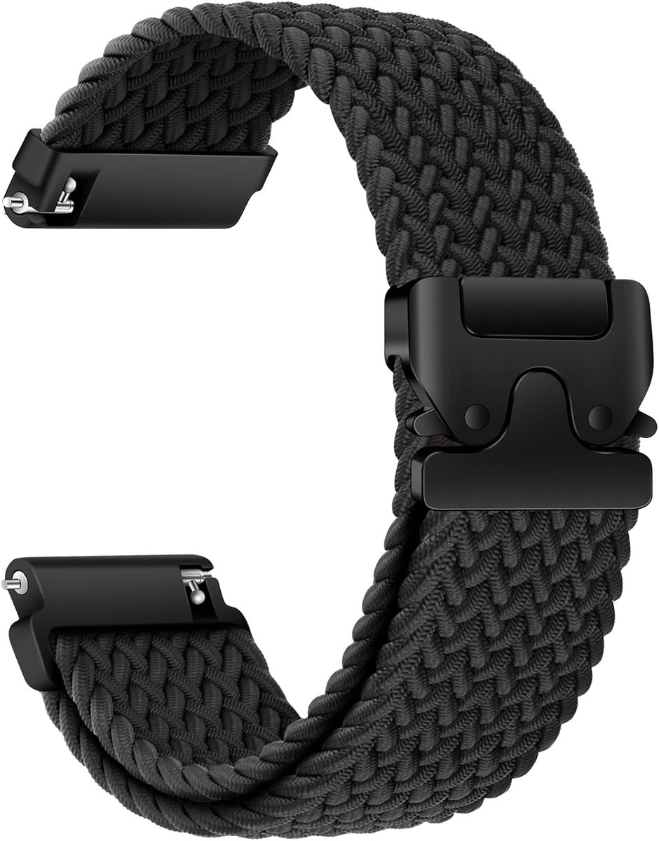 Thijox - Geweven Nylon Band, Elastische Verstelbare Horlogeband voor Smartwatches en Klassieke Horloges, Ademend, Sportief, Snelsluiting, Geschikt voo