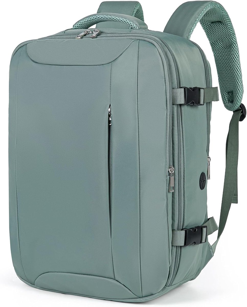 Thijox - Hayayu Rugzak Handbagage 40x30x20 cm, Reisrugzak met Diefstalbescherming, Ideaal voor Vliegtuig, Onder de Zitting, Met Computervak en Verstel