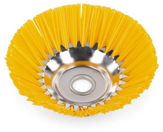 Powerplus Schijfborstel POWACG3522 - 200 mm Ø, Geschikt voor bosmaaier, onkruid en mos verwijderen, tuingereedschap van Powerplus — afbeelding 5