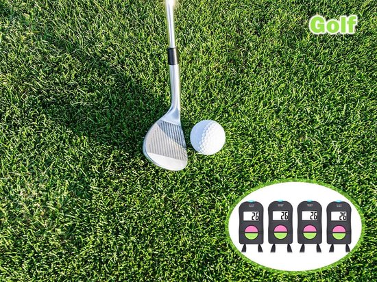 SnelShoppen - Digitale Handteller, Handheld Telling, Elektronische Teller met Lanyard voor Golf en Sport, Zwart, Tel tot 9999 van Snelshoppen — afbeelding 4