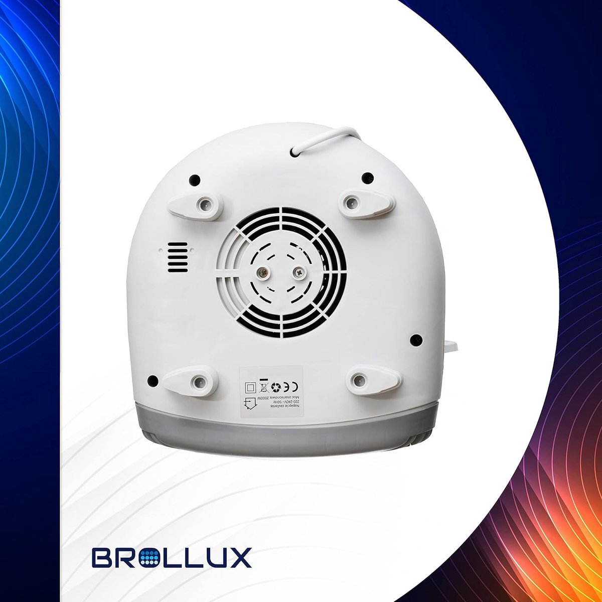 Elektrische Convector - Mobiele Verwarming - Ruimte Verwarmen - Met Turbo Ventilator - 2000 Watt - Wit – foto 4
