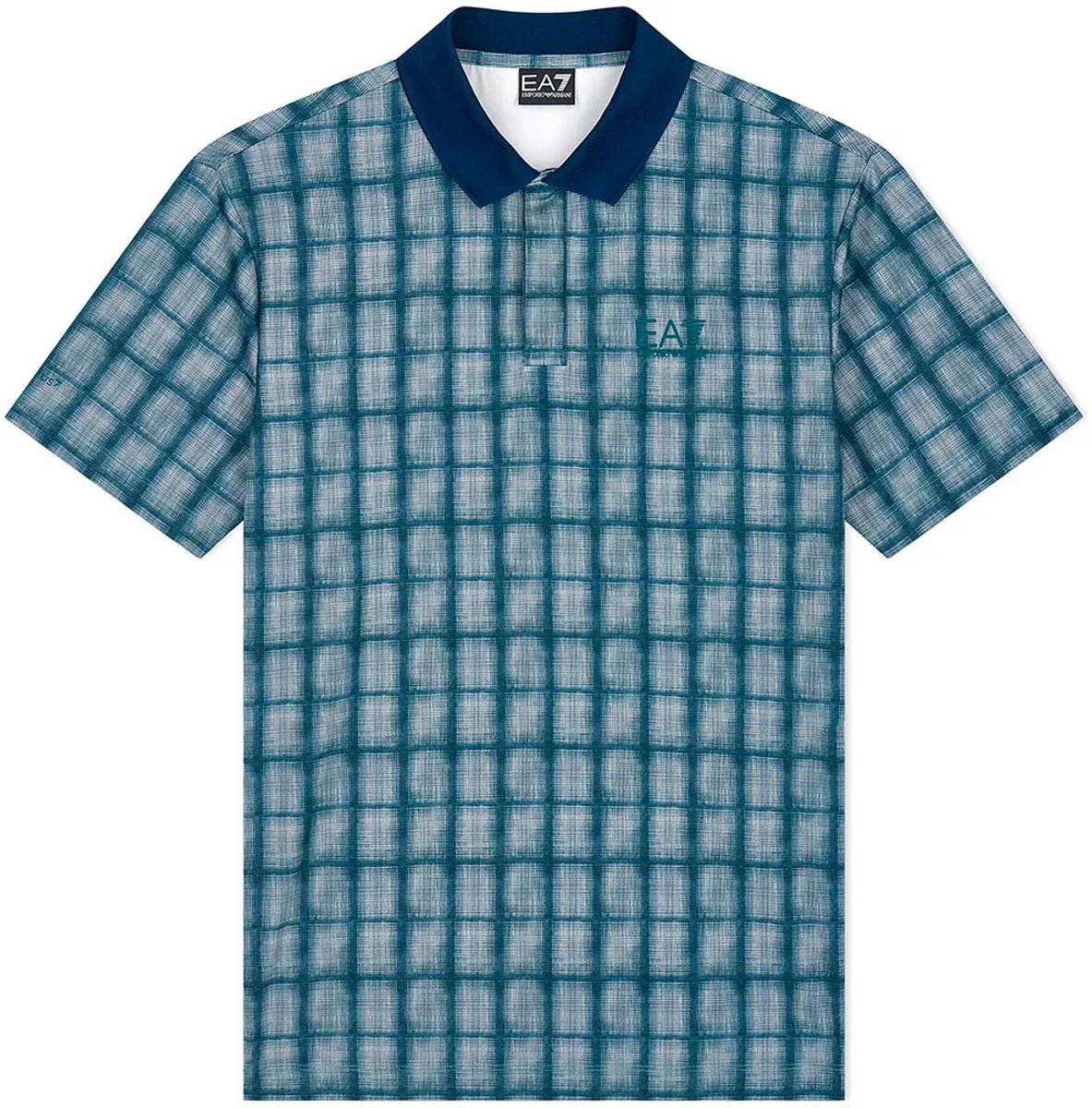 Ea7 Emporio Armani 7m002677_af22175 Korte Mouw Poloshirt Blauw M Man