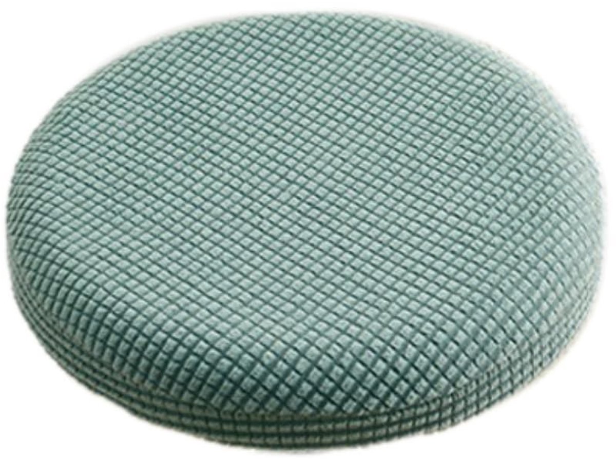 Dailygoods- Poefbekleding 2 Stuks - Ronde Kruikhoes - Wasbaar - Polyester - Geschikt voor 30-40 cm Diameter - 15 Kleuren Beschikbaar - Krukhoes
