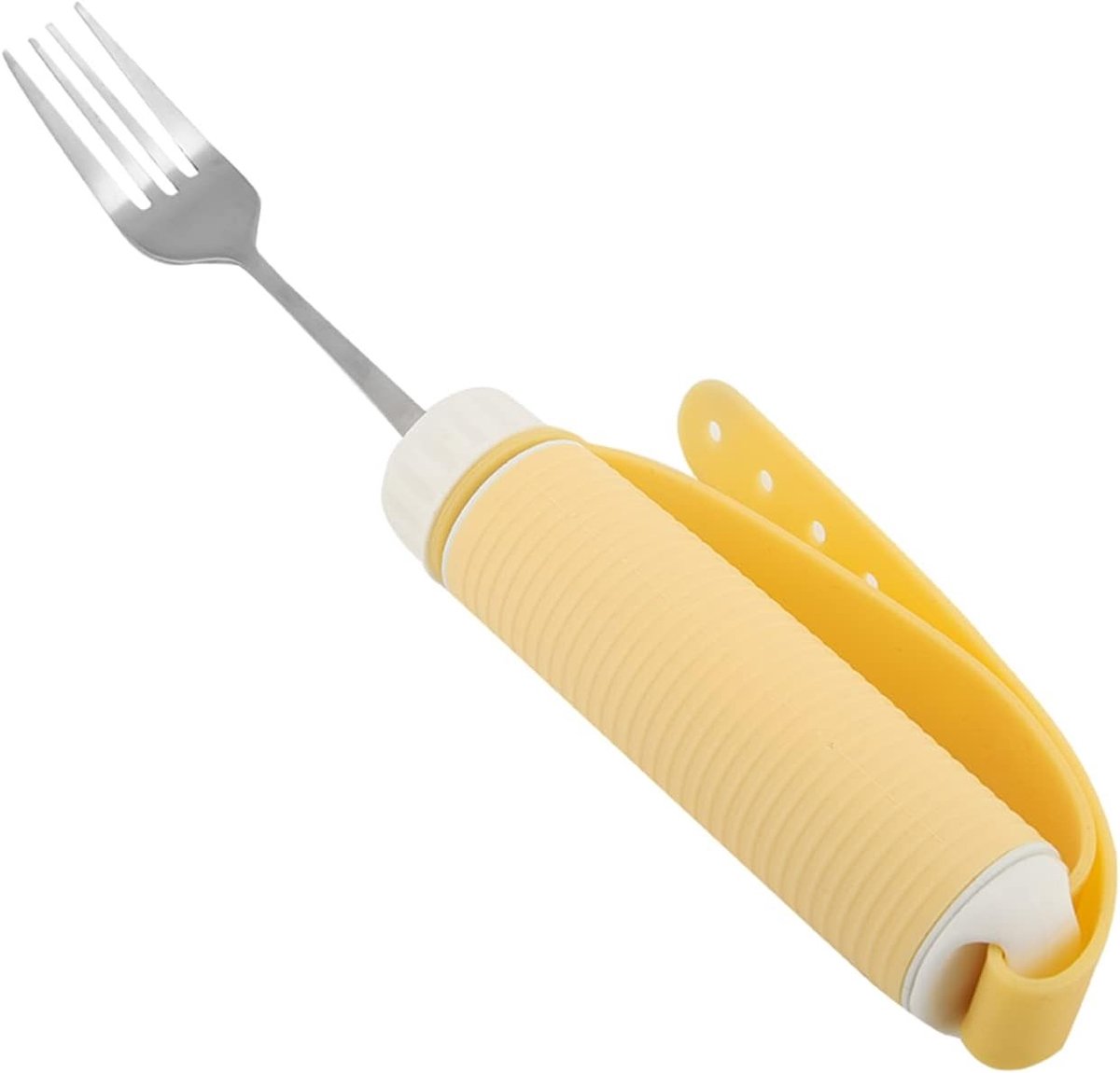 Flexibel en Rotating Bestekset voor Mensen met Beperkingen - Roestvrijstalen Lepel en Vork voor Ouderen en Kinderen met Artritis, Eten en Tafelgerei