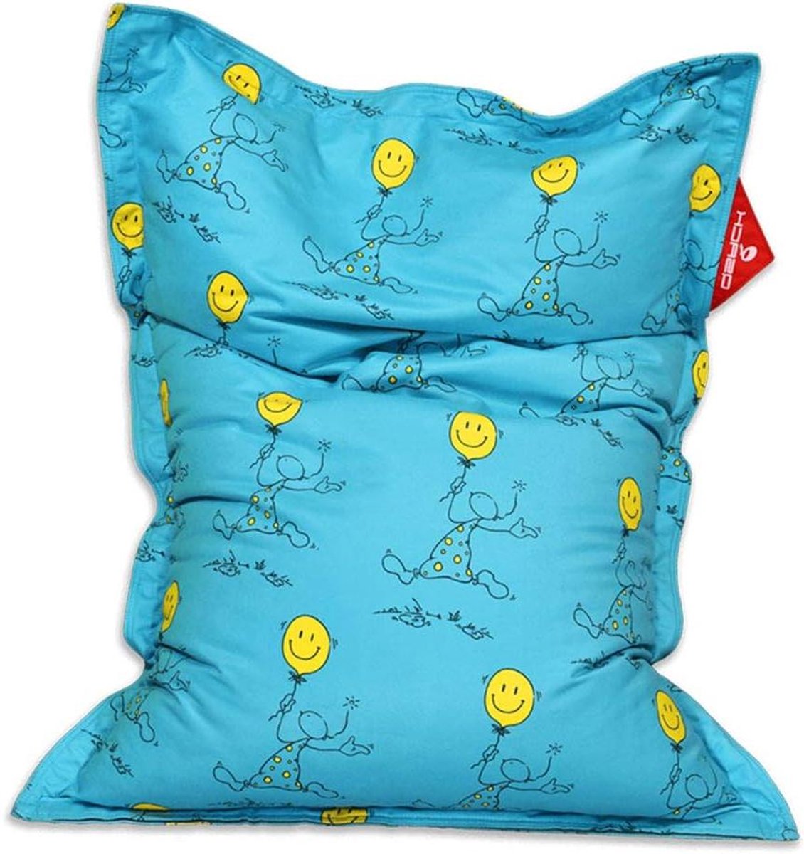 Kinder zitzak - Zitkussen zacht - Ontspannen spelen - Binnen pocket - 100 x 140 cm - Turquoise