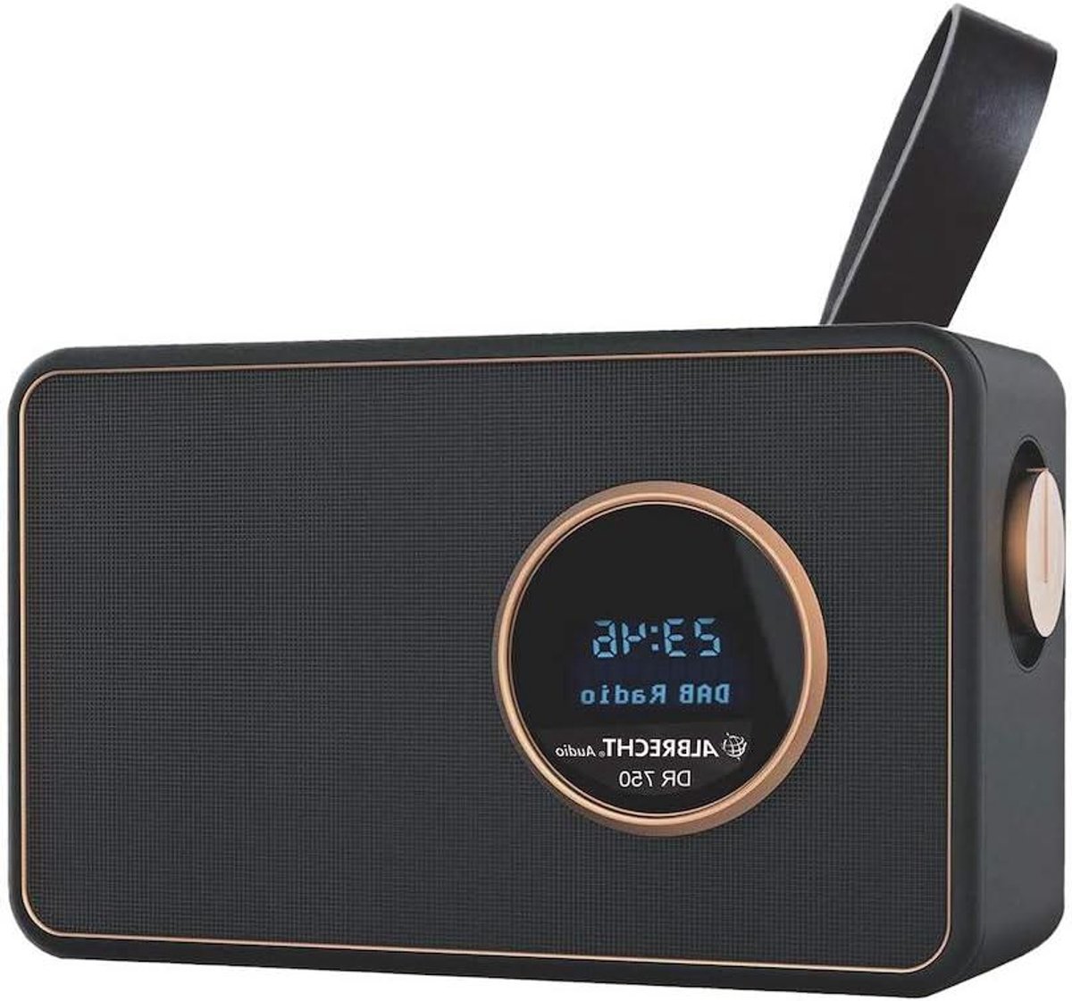Draagbare Radio - Digitale Ontvanger - Muziek Streamen - Geïntegreerde Batterij - 21.3 cm - Zwart