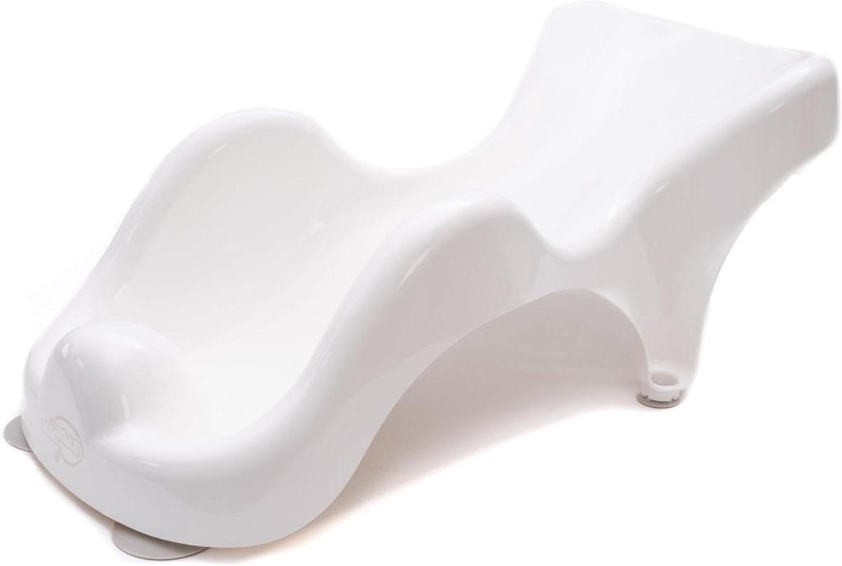 Baby Badstoeltje - Badzitje Pasgeborenen - Veilig Baden - Antislip Zuignappen - 24 x 52 x 19 cm - Wit