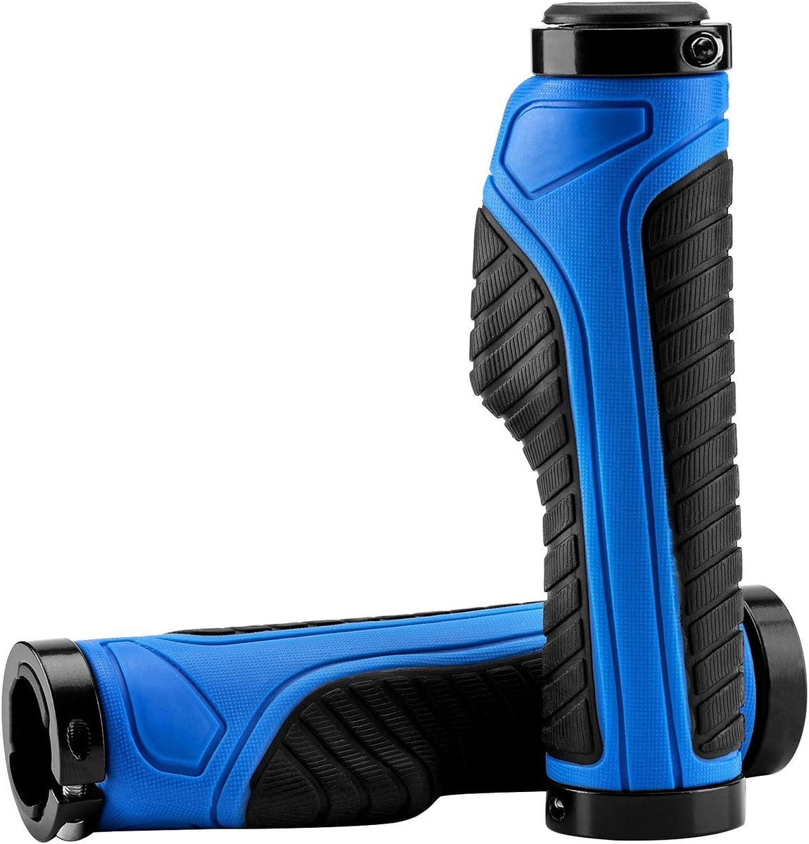 Fiets Handvatten - Stuur Grips - Comfortabel Fietsen - Ergonomisch Ontwerp - 22mm Diameter - Blauw